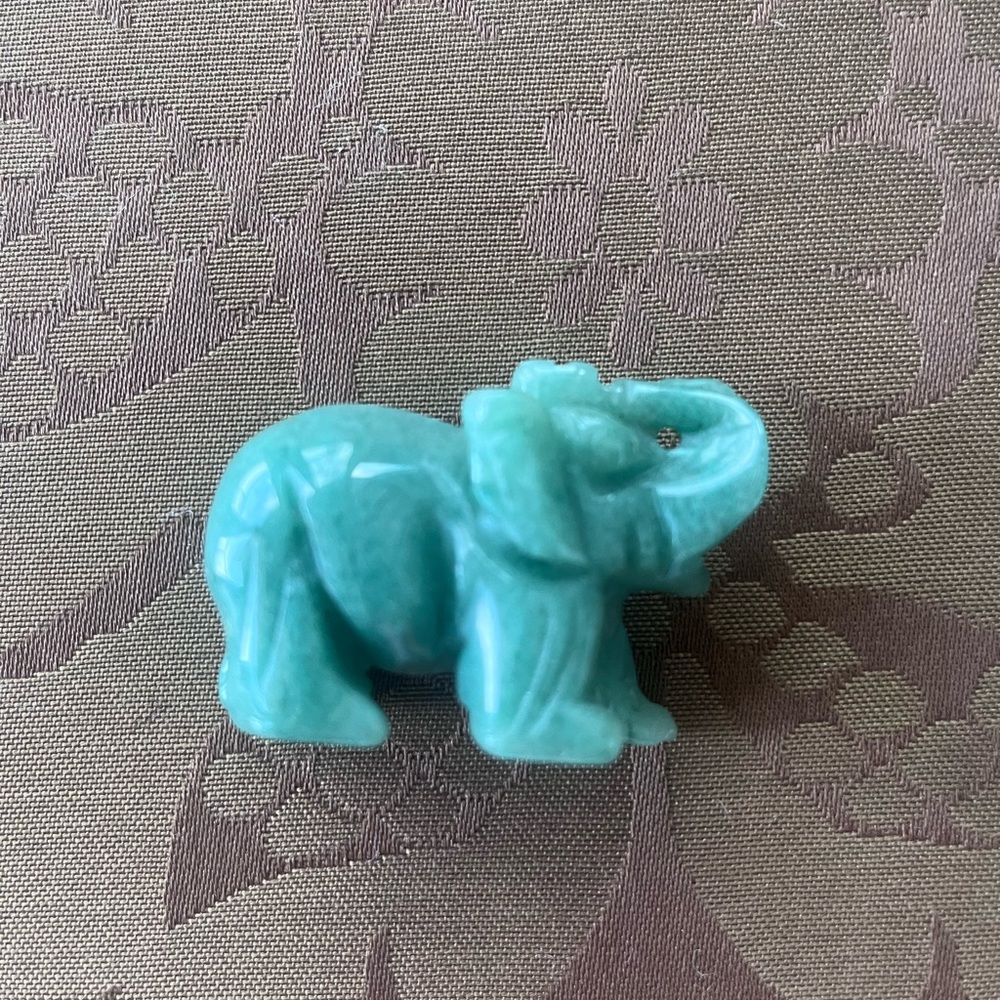 Tiny jade elephant